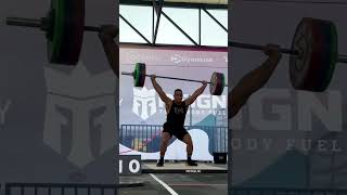 Guilherme Malheiros lifting 310lbs at Wodapalooza 2024 [upl. by Esylla936]