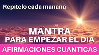 ☀️ DECRETOS de la MAÑANA ☀️  Afirmaciones para EMPEZAR el DIA con ENERGIA en POSITIVO  Mindset [upl. by Sadoc63]