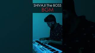 Shivaji  The Boss BGM Cover shorts [upl. by Nibot]