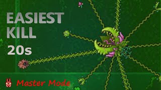 Easiest Plantera kill Master Mode [upl. by Lodhia]