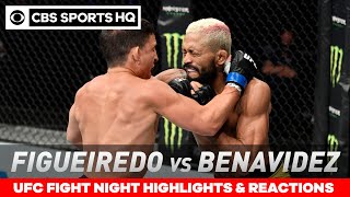 UFC Fight Night Highlights Figueiredo dominates Benavidez to win flyweight title  CBS Sports HQ [upl. by Brawner]