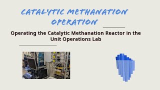 Operational Instruction for Running the Catalytic Methanation Reactor [upl. by Warrick]