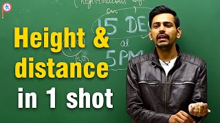 Height and distance in 1 shot  Class 11  IIT JEE  ATP STAR  IIT JEE Math  Amit Mahala Sir [upl. by Milt343]