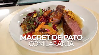 Receita de Magret de Pato com Laranja [upl. by Doloritas235]