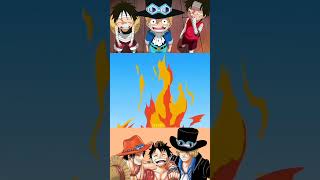 When ace alive luffy ace sabo onepiece shortvideo [upl. by Everson536]