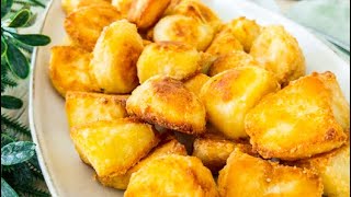 Crispy Roast Potatoes  coated in flour  prep ahead [upl. by Stone]