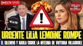 URGENTE LILIA LEMOINE HABLA SOBRE LA TRAICIÓN DE VICTORIA VILLARRUEL [upl. by Sonitnatsok236]