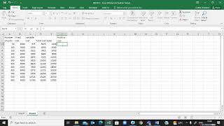 COMPUTERISED FINANCIAL SYSTEMS N6  26 May 2021 QP Question 3 BREAKEVEN TABLE [upl. by Ransom]