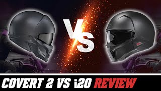 Scorpion Exo Covert 2 vs HJC i20 Helmet Review at SpeedAddictscom [upl. by Suivart]