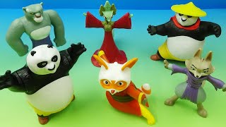 2024 KUNG FU PANDA 4 set of 6 BURGER KING MOVIE COLLECTIBLES VIDEO REVIEW [upl. by Ettennig316]