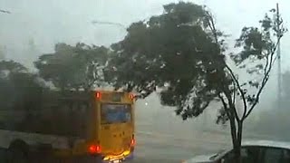 Severe storm batters Australia [upl. by Norre159]