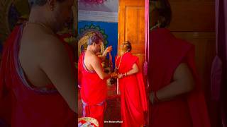 Devi Bonam durgamatha mala removing at Warangal bhadrakali temple youtubeshorts shots viralvideo [upl. by Slrahc]