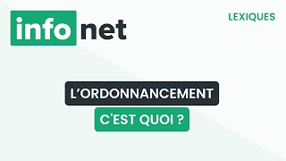 L’ordonnancement définition aide lexique tuto explication [upl. by Enneira]