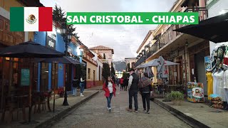 San Cristobal Chiapas  Mexico Walking Tour 4K [upl. by Mesics]