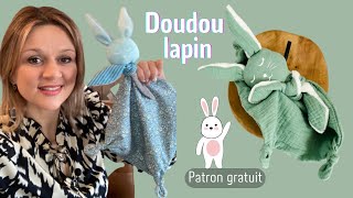 Tuto couture pour bébé  coudre un doudou lapin [upl. by Middendorf]