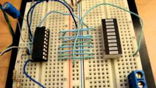 Vibration Meter with Piezoelectric Transducer and LM3915 [upl. by Crespi833]