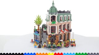 LEGO Boutique Hotel 10297 modular building review quotClassyquot is the word of the day [upl. by Eikcim]