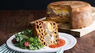 Timpano  timpano pasta  timpano recipe [upl. by Issej513]