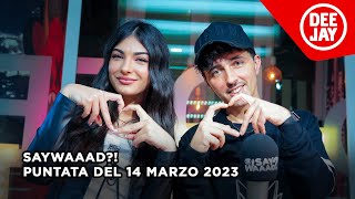 Elisa Maino ospite a SayWaaad – Puntata del 14 marzo 2023 [upl. by Eisnil]