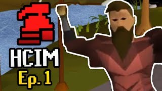 OSRS HCIM 1 The Journey Begins [upl. by Sedgewick54]