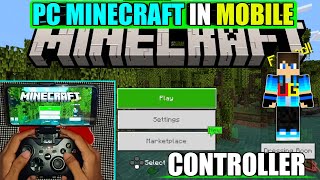 How To Play Minecraft Pe With Controller 🎮  Pc Minecraft In Mobile  Ultra Bittu Gamerz [upl. by Ulberto]