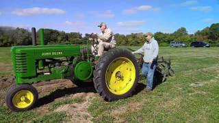 Plowing With a Vintage John Deere A [upl. by Hiller]