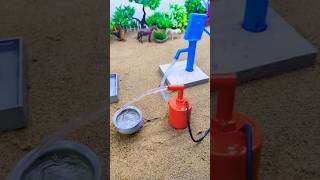 Mini hand pump project water pump with donkey goat drink waterpump shorts 2 [upl. by Trelu944]