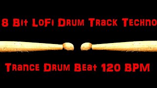 Techno Drum Beat 120 BPM Rave Dance Beats Lofi [upl. by Dnaltroc]