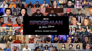 SpiderMan No Way Home Teaser Trailer 1 Reaction Mashup [upl. by Vorfeld]