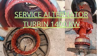 Service Alternator Turbine 1400 kw [upl. by Bonnice346]