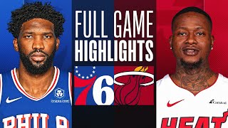 76ERS at HEAT  FULL GAME HIGHLIGHTS  April 4 2024 [upl. by Epilif]