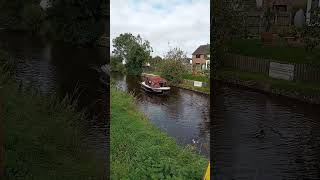 An idyllic scene watching boats and ducks on the Monmouthshire and Brecon canal 🦆 boating canal [upl. by Ttenaej]