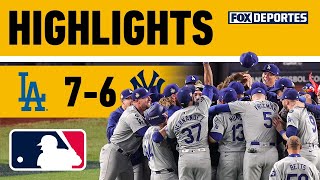 😎🏆 DODGERS GANAN SERIE MUNDIAL 2024  Los Angeles Dodgers 76 New York Yankees  HIGHLIGHTS  MLB [upl. by Eniluap698]