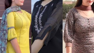 60 Latest different type of kurti sleeves design latest new kurti [upl. by Dafodil]