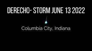 Derecho Storm footage June 13 2022 [upl. by Ahcim]