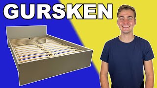 Easy To Follow GURSKEN Bed Frame IKEA Tutorial [upl. by Inaej]