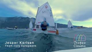 Optimist Team Race Trofeo Claudio 2024  Onboard with Jesper Karlsen [upl. by Ahsatel]