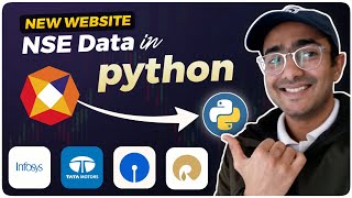 How to get NSE Stock data in Python NEW WEBSITE2024 🔥 [upl. by Assille]