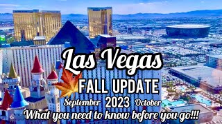 Vegas FALL UPDATE  September ✖️ October 2023 [upl. by Ayoj40]