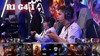 100 vs R7  Game 1  Day 2 LoL Worlds 2024 PlayIns  100 Thieves vs Movistar R7 G1 Full [upl. by Mcnully]