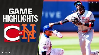 Reds vs Mets Game Highlights 9824  MLB Highlights [upl. by Kalil315]