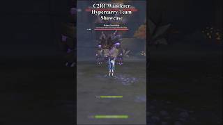 C2R1 Wanderer Hypercarry VS Primo Geovhishap genshinimpact zhongli wanderer [upl. by Zela]