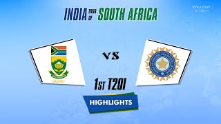 Highlights 1st T20I South Africa vs India  1st T20I SA VS IND [upl. by Hailee87]