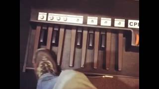 Crumar CPB2 analog synth bass pedals 70s [upl. by Aenahs]