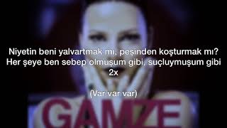 Gamze  Asaleti Var LyricsŞarkı Sözleri [upl. by Ammann]