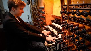 The Hinsz Organ of the Bovenkerk in Kampen Netherlands  Organ Demonstration Tour  Paul Fey [upl. by Nolat]