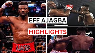 Efe Ajagba 13 KOs Highlights amp Knockouts [upl. by Ailehc]