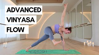 40Min Advanced Vinyasa Flow [upl. by Anna-Diana797]