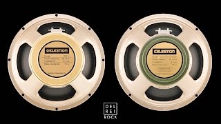 Celestion Greenback vs Creamback 75 [upl. by Aniluj]