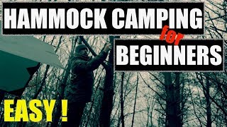 Hammock Camping for COMPLETE BEGINNERS  Tips for your first Hammock Camp [upl. by Gillmore980]